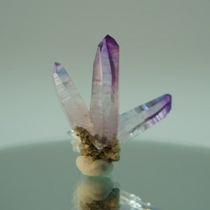 5.22 gram, Purple Prismatic Vera Cruz Amethyst Cluster, from Piedra Parada, Vera Cruz, Mexico, Display Specimen, Amethyst Crystal