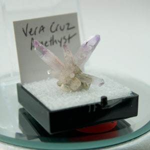 2.13 gram, Purple Prismatic Vera Cruz Amethyst Cluster, from Piedra Parada, Vera Cruz, Mexico, Display Specimen, Amethyst Crystal