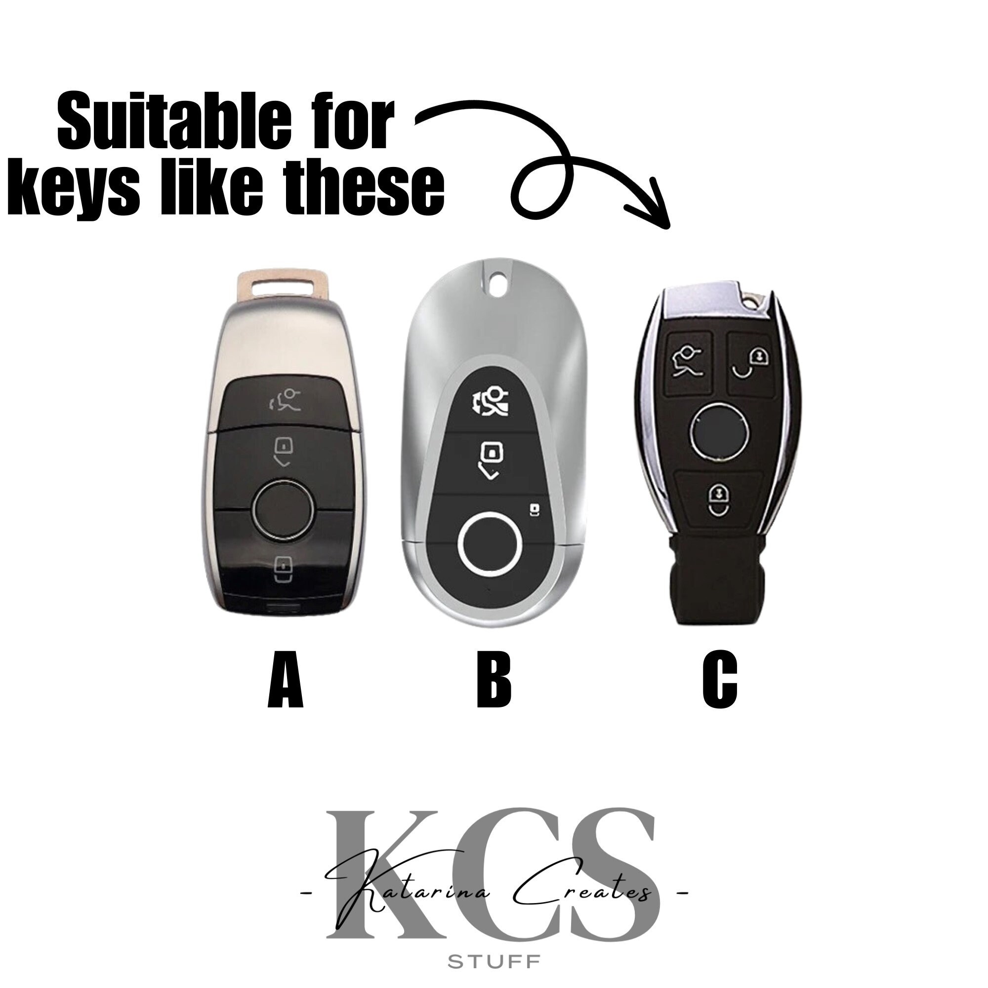Mercedes Key Fob Cover, Key Cover, Key Fob, Mercedes Key Case, Mercedes
