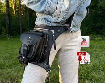 バッグ Buffalo bobs leather leg waist bag gun Buffalo bobs leather leg waist bag gun