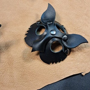 Pattern Leather Keychain