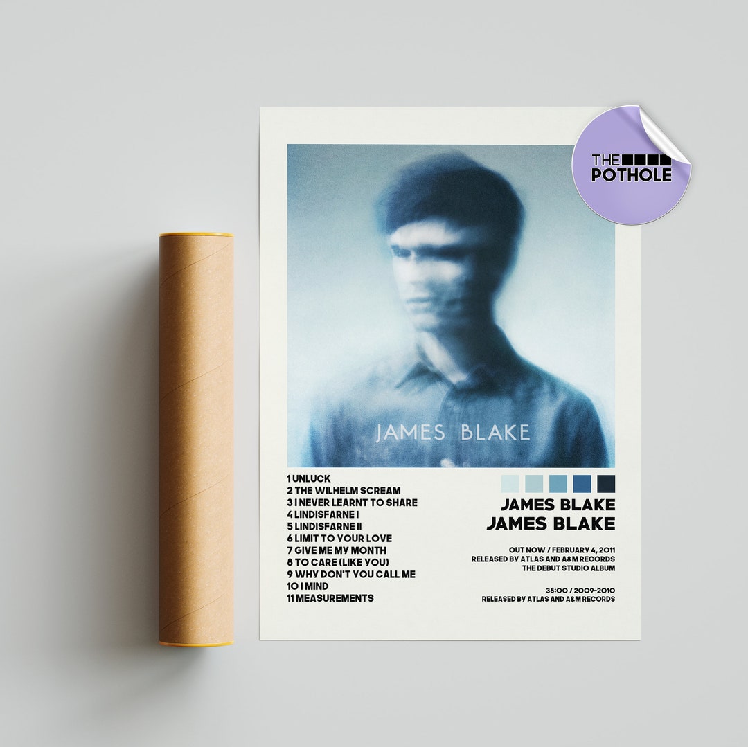 James Blake Posters, James Blake Poster, James Blake Album Cover Poster