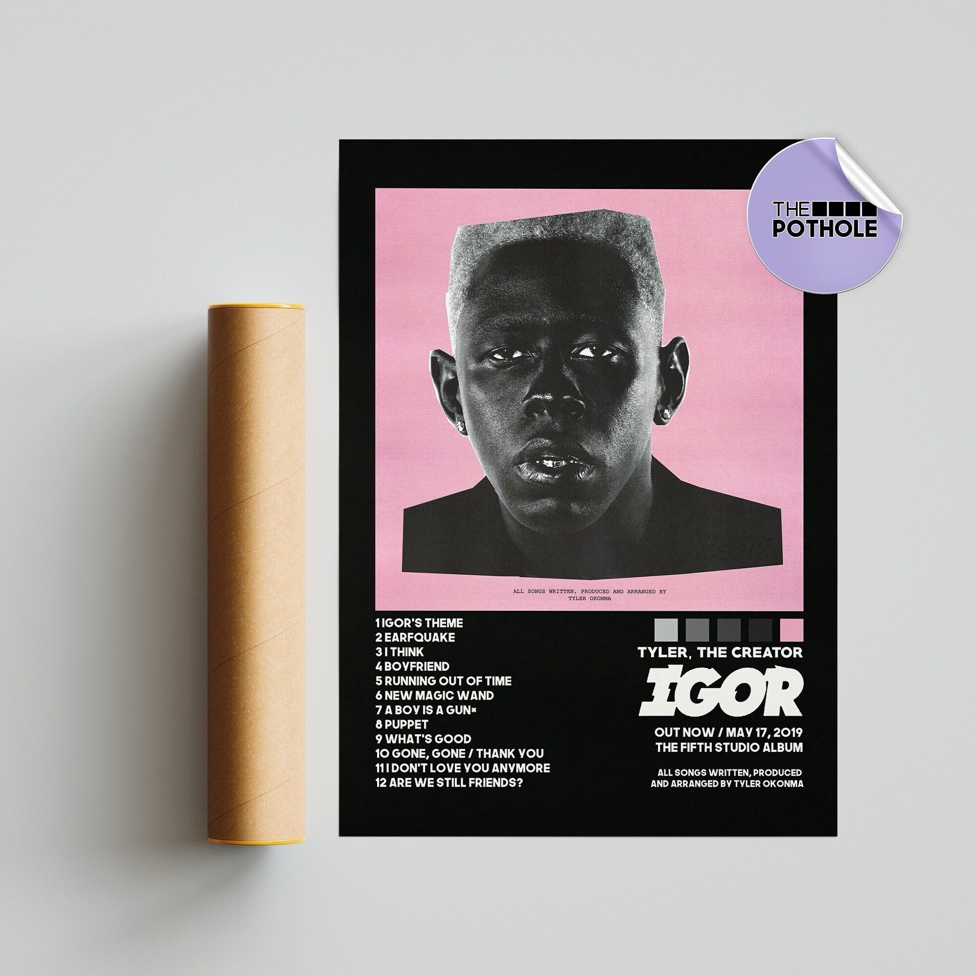 Okeymed Tyler the Creator Poster Music Igor Album Cover Posters Canvas  Poster Wall Art Decor Print Picture Paintings for Living Room Bedroom