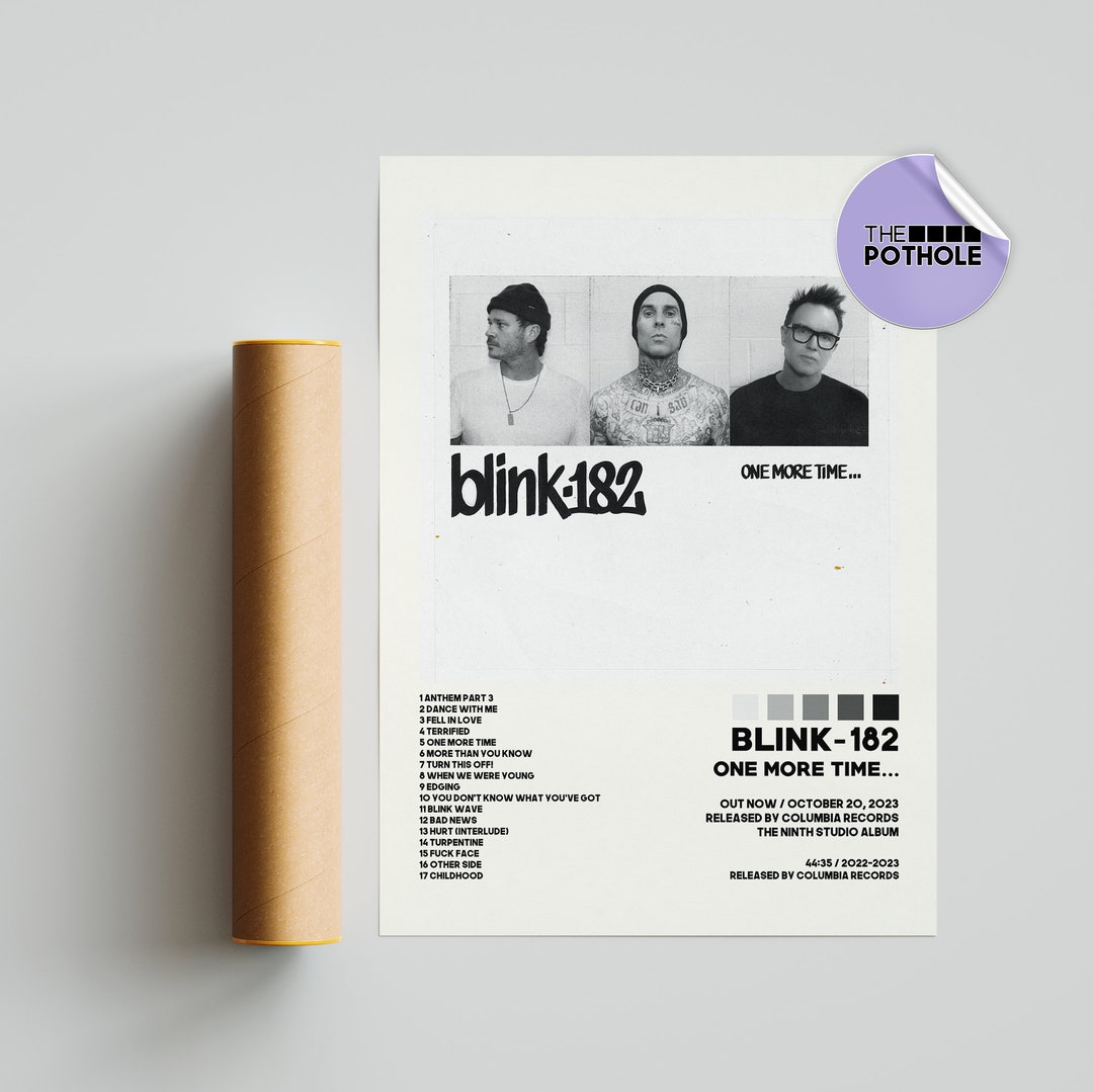 Blink-182 Posters / One More Time Poster / Album Cover Poster, Poster ...