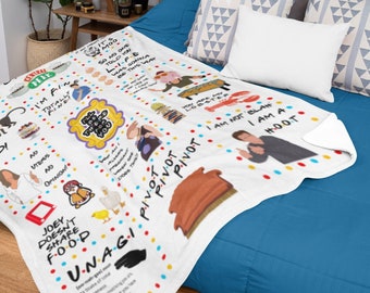 The Best of FRIENDS Plush Blanket ~ The Perfect Gift!