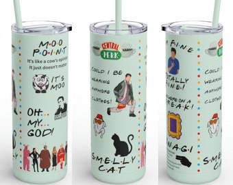 FRIENDS Inside Jokes Skinny Matte Tumbler, 20oz
