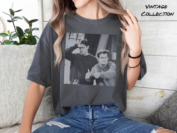 Vintage Joey and Chandler Funny T shirt Friends TV Show Inspired Comfort Colors Etsy