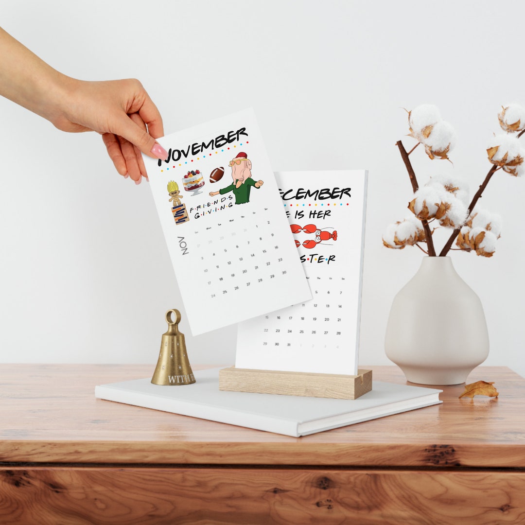 FRIENDS Desk Calendar 2024 Etsy