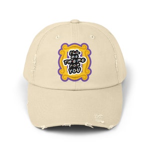 ""I'll Be There for You"" Baseball Cap, Vintage, inspiriert von Freunden." Stone