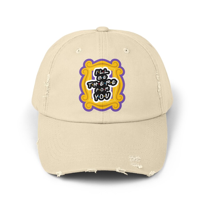 ""I'll Be There for You"" Baseball Cap, Vintage, inspiriert von Freunden." Stone