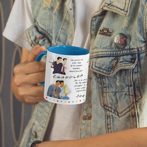 Chandler & Joey Best FRIENDS Coffee Mug, 11oz or 15oz