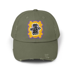 ""I'll Be There for You"" Baseball Cap, Vintage, inspiriert von Freunden." Light Olive