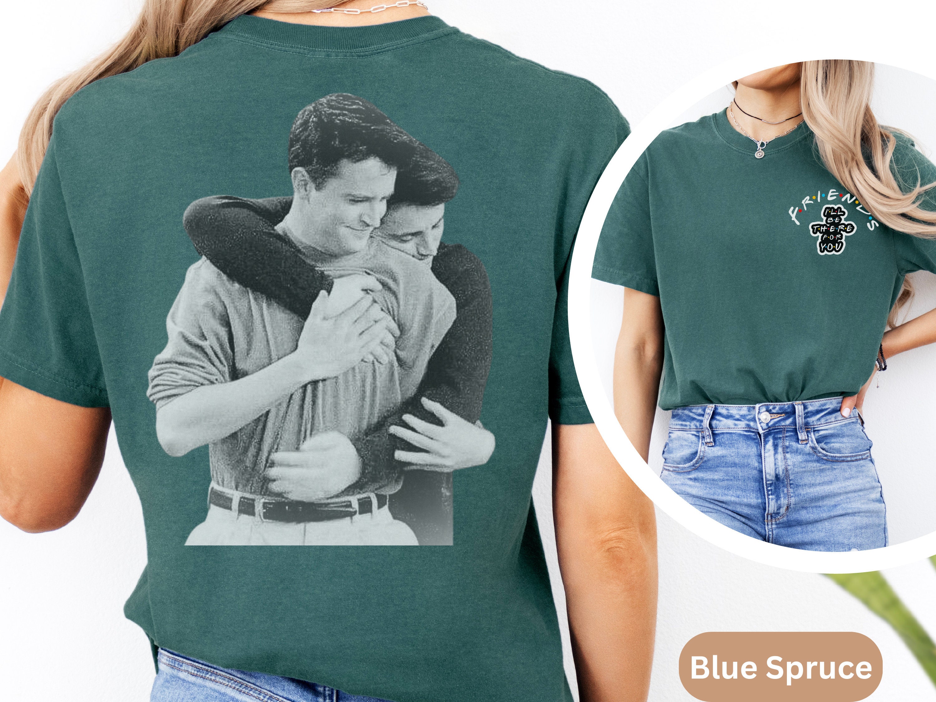 Joey Hugging Chandler Double-sided T-shirt - Friends TV Show