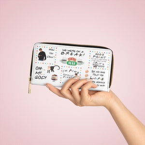 Cartera de cuero con cremallera Best of FRIENDS