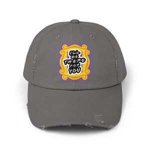 ""I'll Be There for You"" Baseball Cap, Vintage, inspiriert von Freunden." Nickel