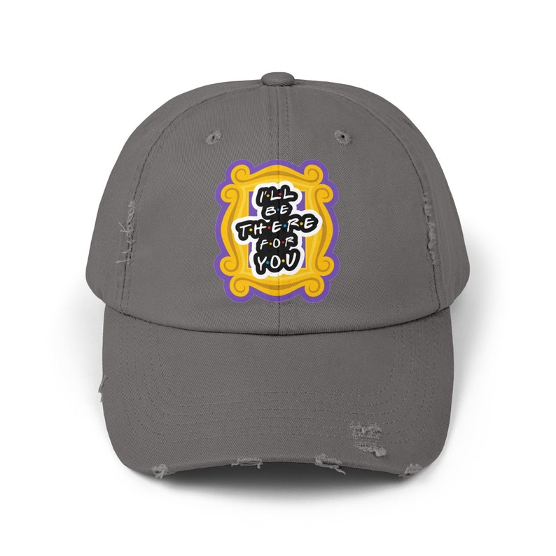 ""I'll Be There for You"" Baseball Cap, Vintage, inspiriert von Freunden." Nickel