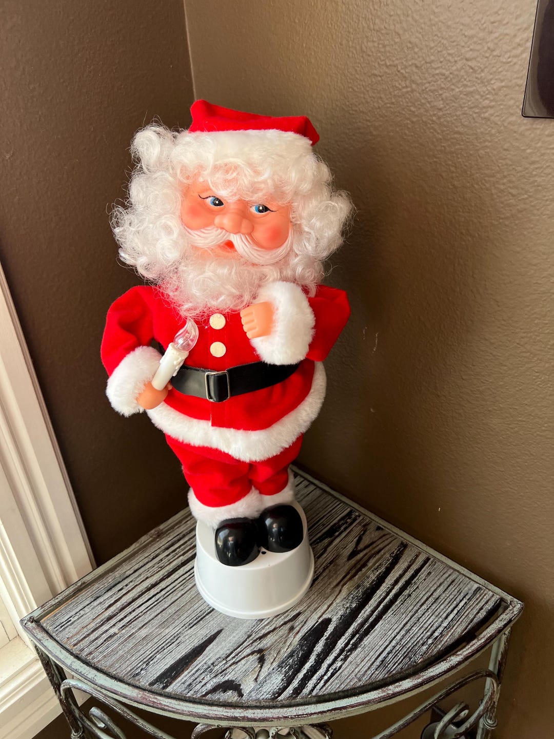 Telco Vintage Motionettes of Christmas Santa Claus With Candle - Etsy