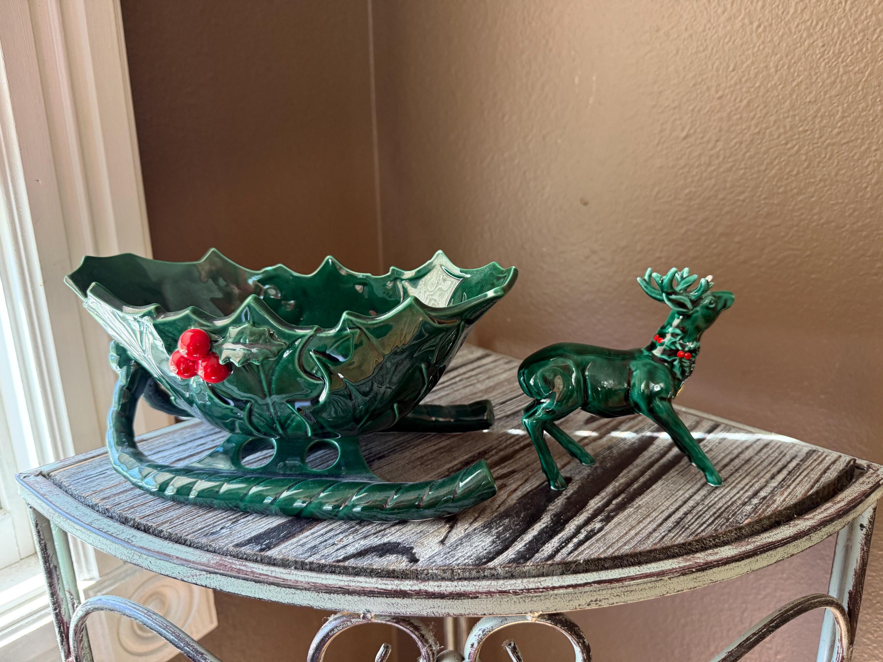 Antique Reindeer Ceramic - Etsy
