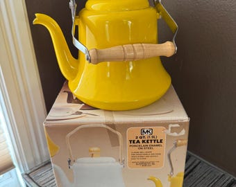 RESERVED for L ----- Picquot Ware K3 Kettle, Mid Century