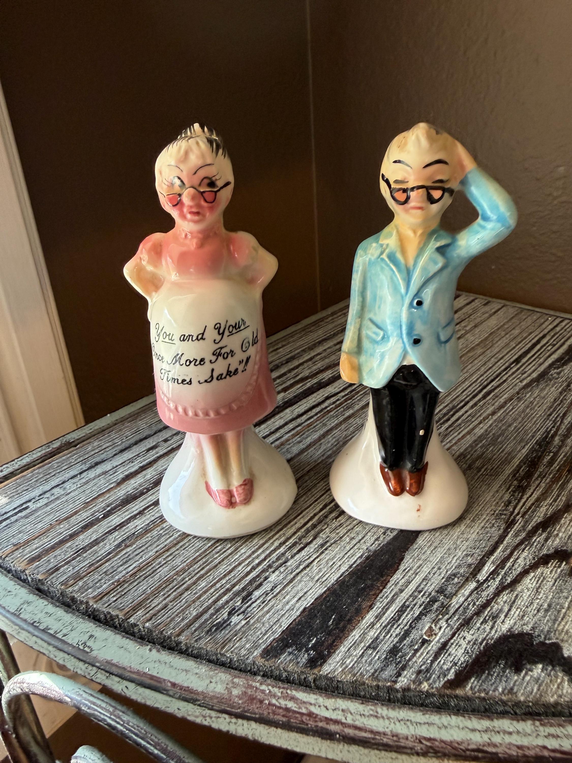 Vintage Salt and Pepper Funny Shakers - Etsy