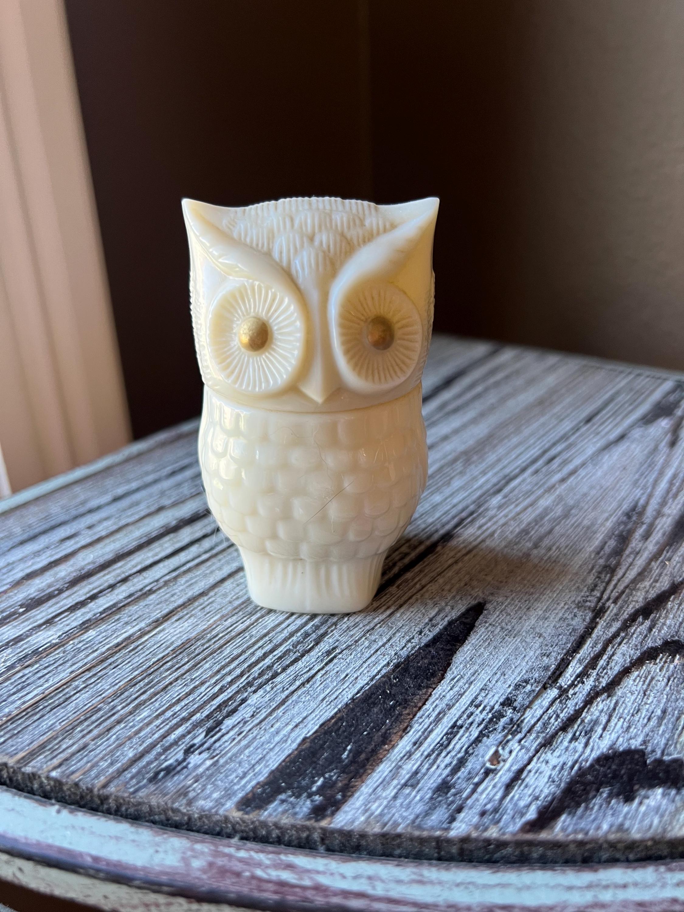 Vintage 1970's Avon Owl Cologne Perfume Bottle