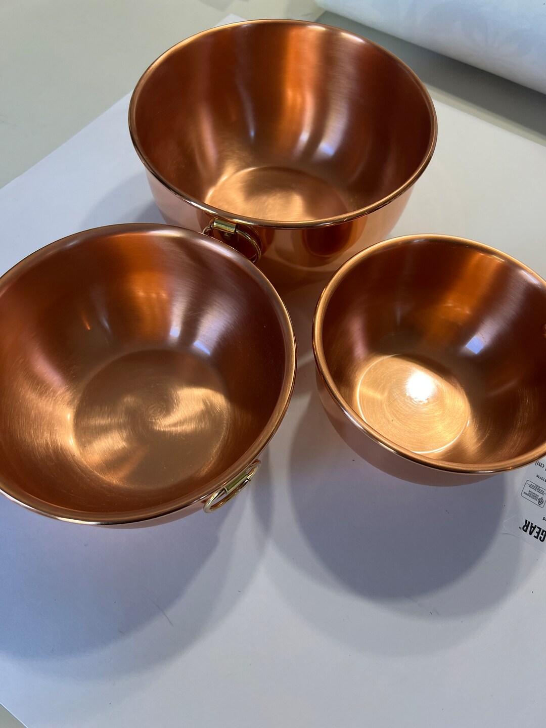Vintage Coppercraft Guild Bowls Set of 3 Nesting Bowls Etsy