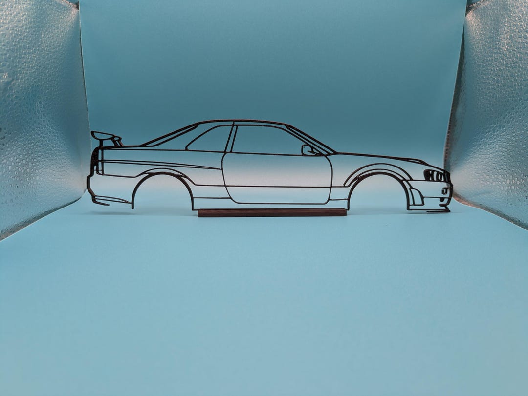 Nissan Skyline R34 Silhouette Wall / Desk Art Perfect Gift for Car ...