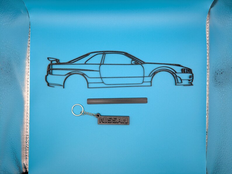 Nissan Skyline R34 Silhouette Wall / Desk Art Perfect Gift for Car ...