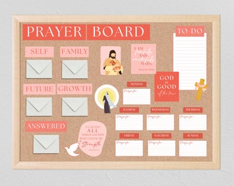 Gebedsbord starterspakket | Roze gebedsbord sjabloon