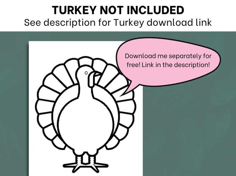 Princess Turkey in Disguise Disguise a Turkey Kit Turkey - Etsy