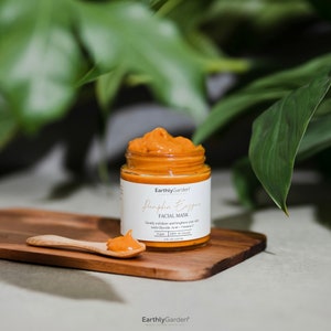 EarthlyGarden Pumpkin Enzyme Face Mask Hudvård | Vegansk | Anti-aging hudvård Ansiktsbehandling