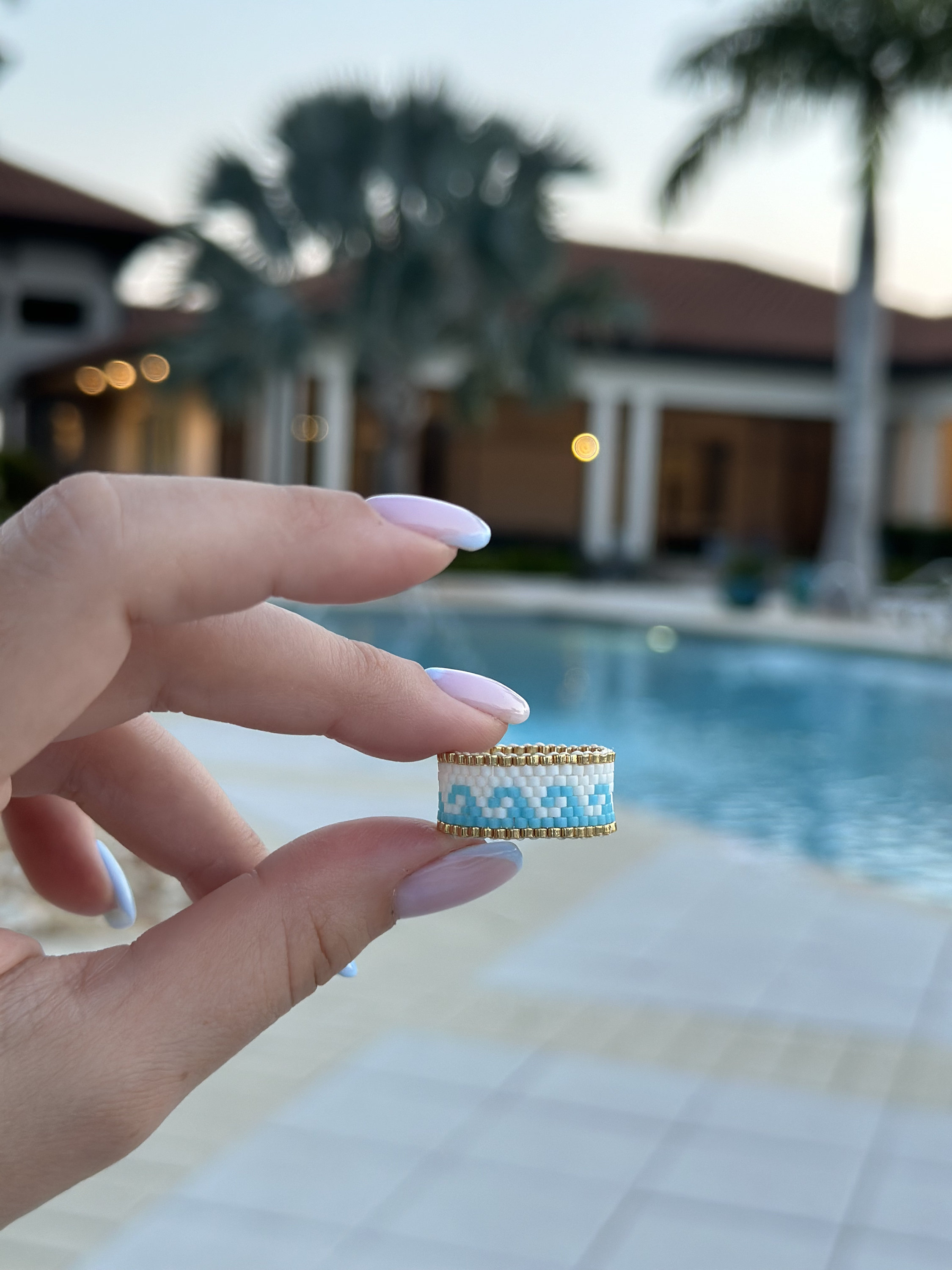 美品 wave ring (IRIS 47) Mermaid Wave Ring Yellow Gold – Bibi van der Velden