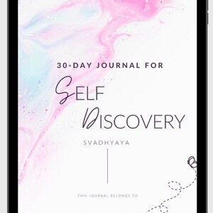 30-Day PDF Journal for Self-Discovery and Self-Study (Svadhyaya)