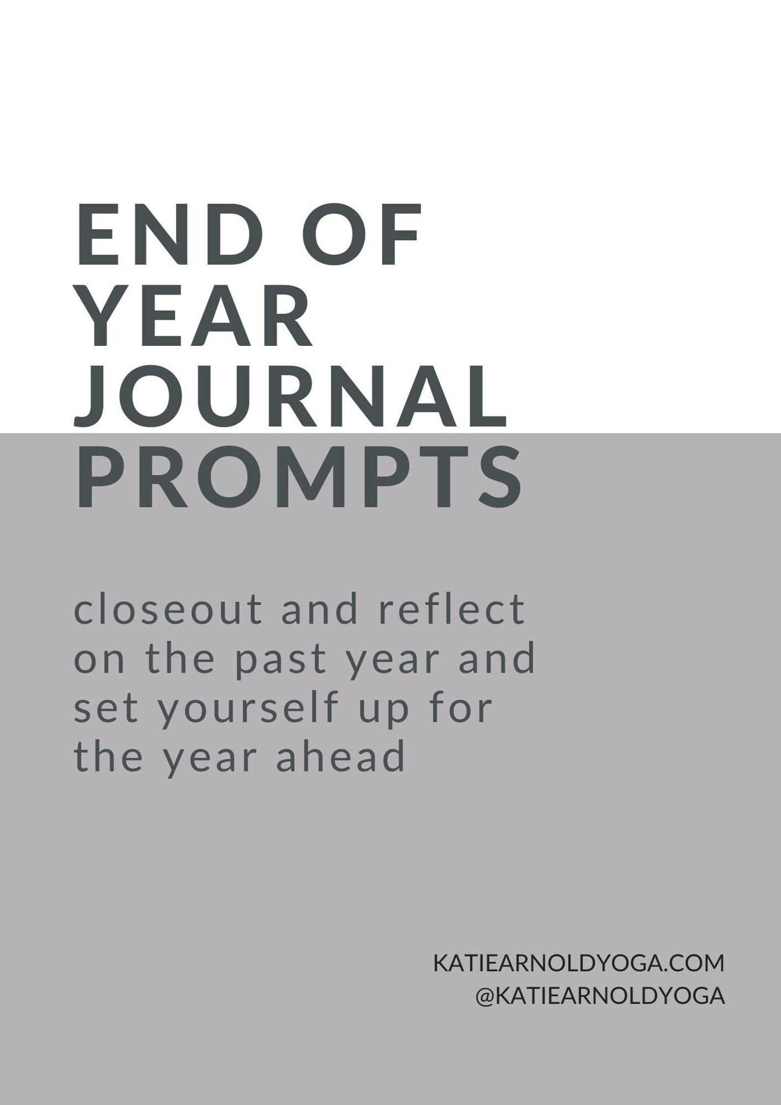 End of Year Journal Prompt PDF Download | Journal Printable Download ...