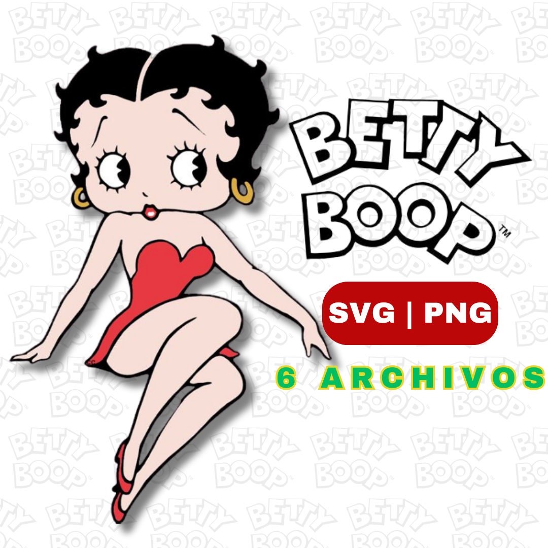Betty Boop SVG Bundle for Cricut Printing and Sublimation, Cut Files ...