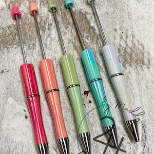 Irisierender Kunststoff Perlenstift / Perlenzubehör / DIY Projekte / Silikonperlen / Basteln