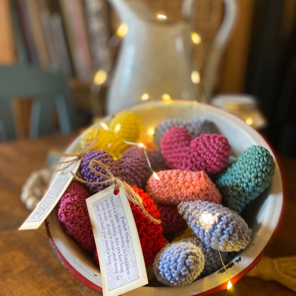 Pocket Hug | Crochet Hearts | Friendship Gift