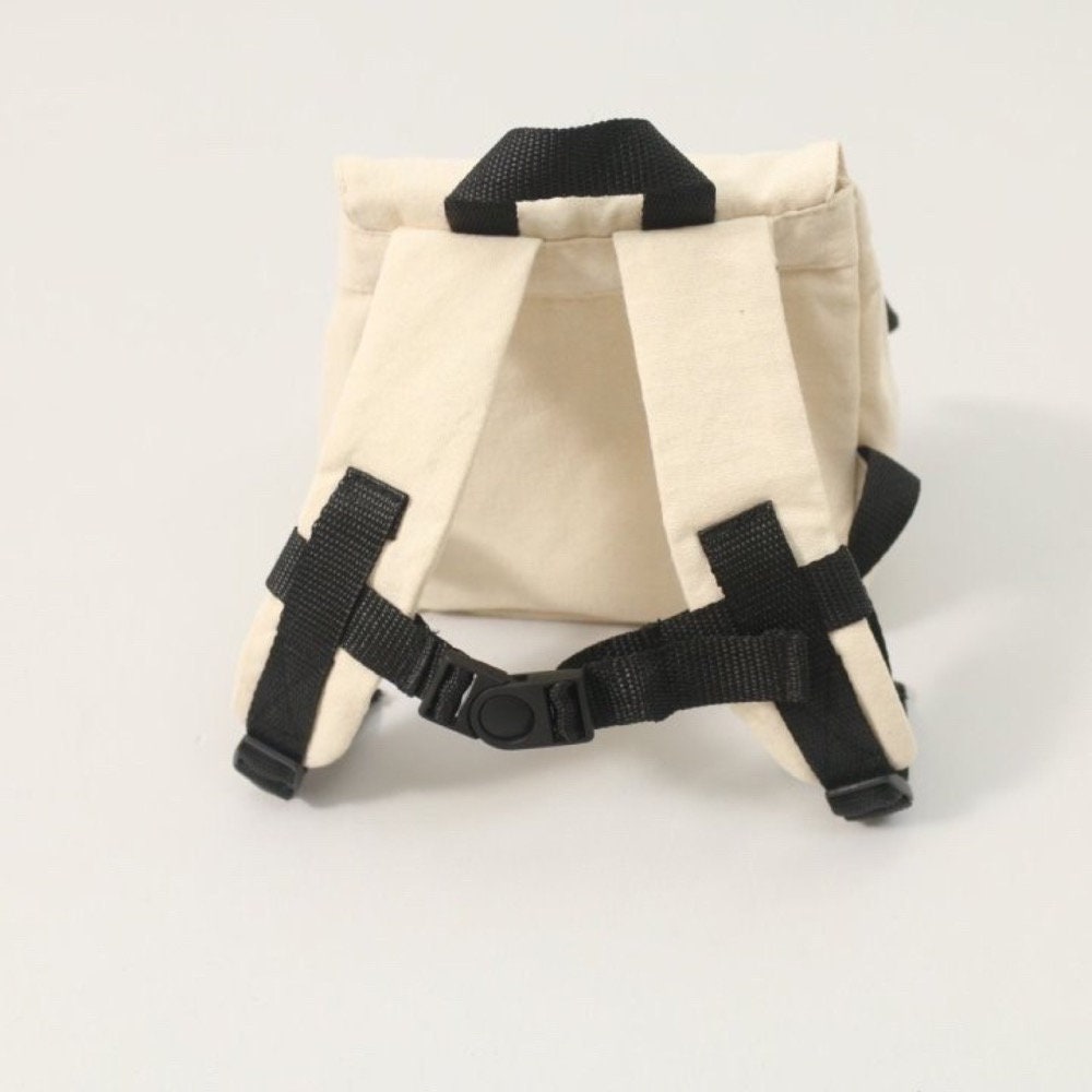 Personalized Puppy Small Backpack With Extra Snap, Toddler Cute Puppy Backpack for Boys & Girls