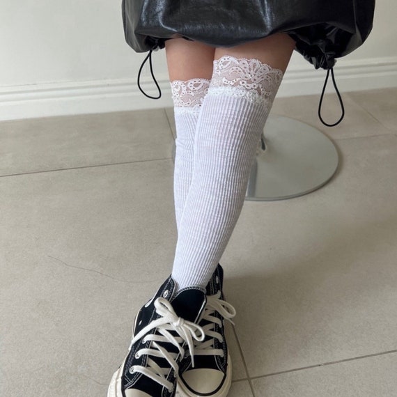 thigh high socks and sneakers Ezaş - Main Image
