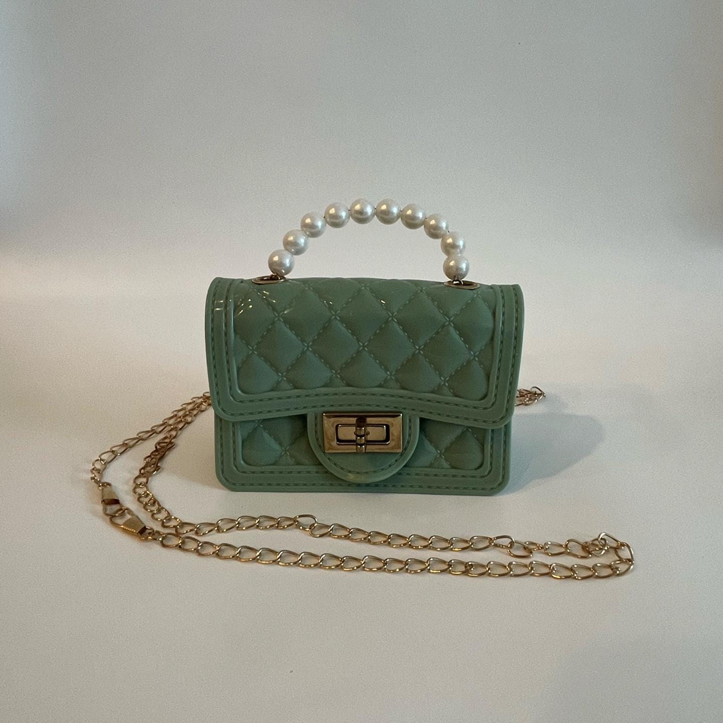 Coco Mini Crossbody Bag, Cute Princess Handbags, Pearls