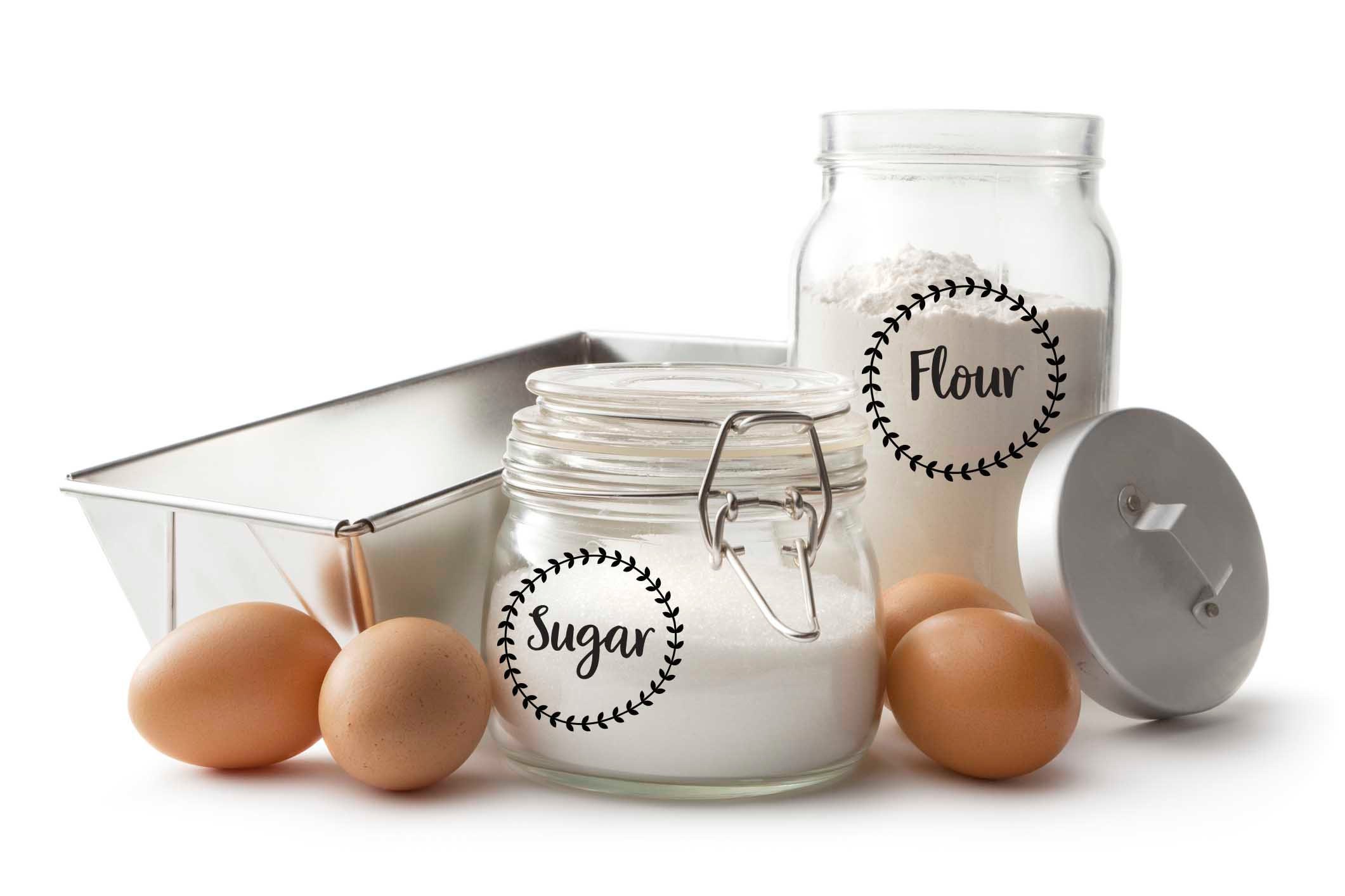 Baking Labels | Pantry Labels | Food Labels | Storage Organization ...
