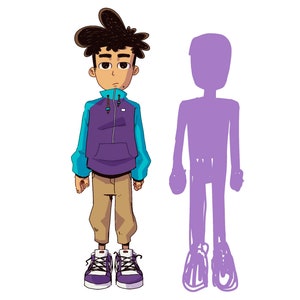 I will design A Character for you