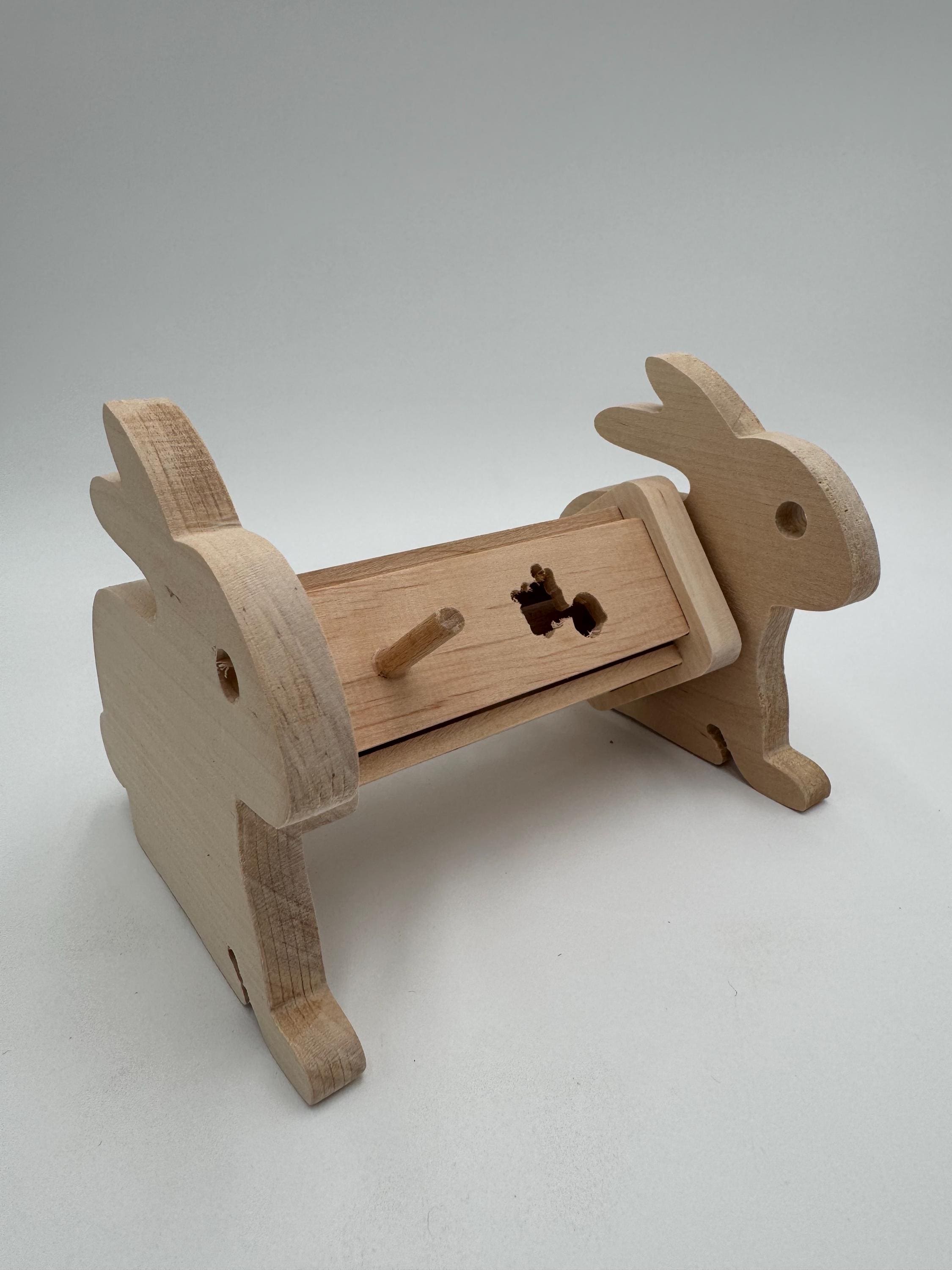 木製のウサギのおもちゃ - Etsy 日本