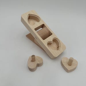 Hase logisches Spielzeug, Leckerbissenversteck für Kaninchen, Hasenliebhabergeschenk, Spielzeug für Kaninchen, Holzhasenspielzeug, Kaninchen-Kauspielzeug, Bereicherungsspielzeug für Kaninchen