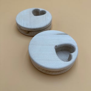 Wooden treat hider for bunnies, spinner rabbit toy, rabbit forage, bunny toy, chew toy for rabbit, small pet wooden toy