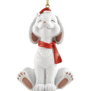 Kerstboomornament konijntje | Ornament konijn | Konijnornament | Ornament kersthaas | Kerstdecoratie | Kerstboomornament