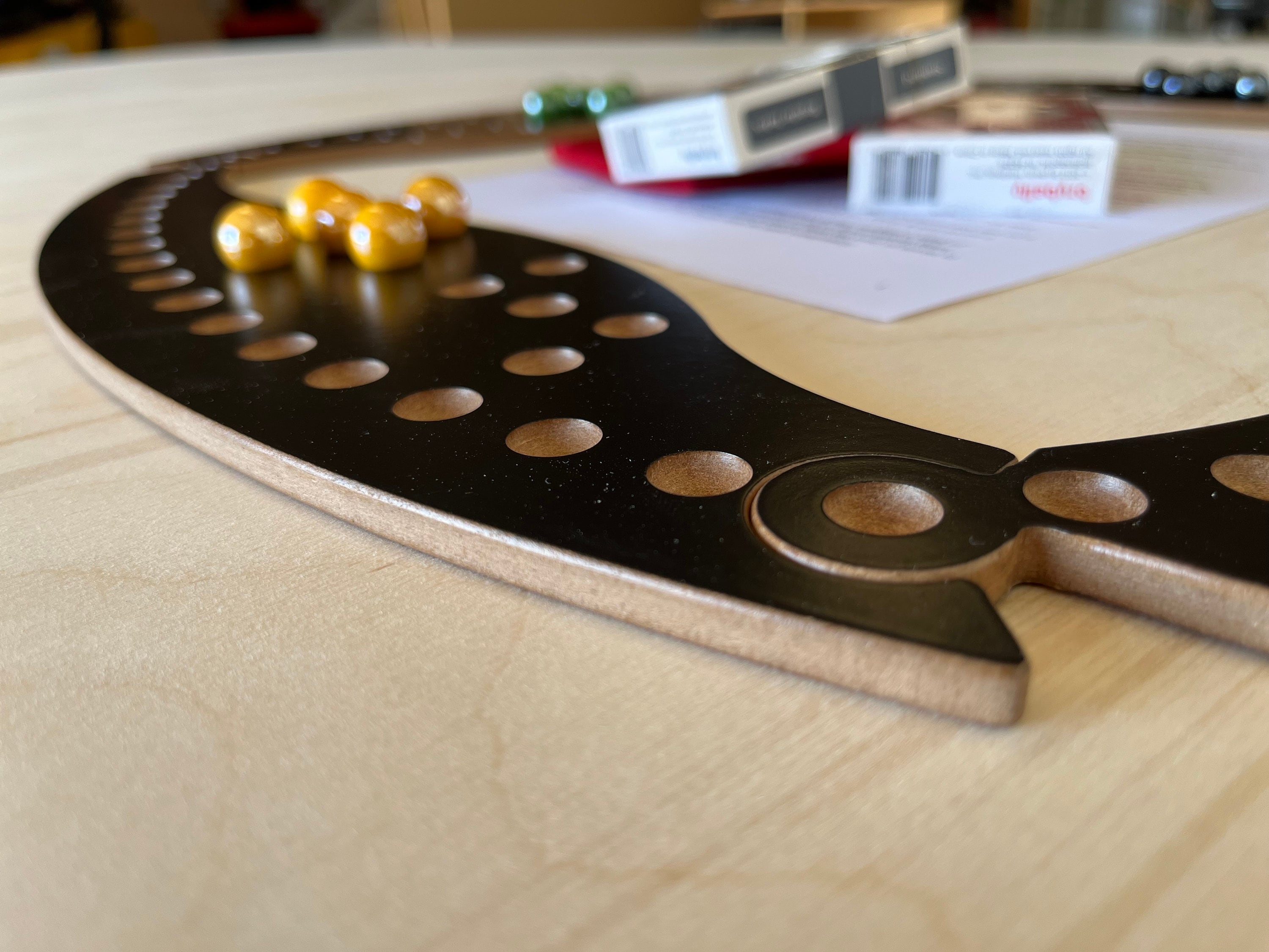 Jokers and Marbles Strategic Board Game Pegs and Jokers Marble Pursuit