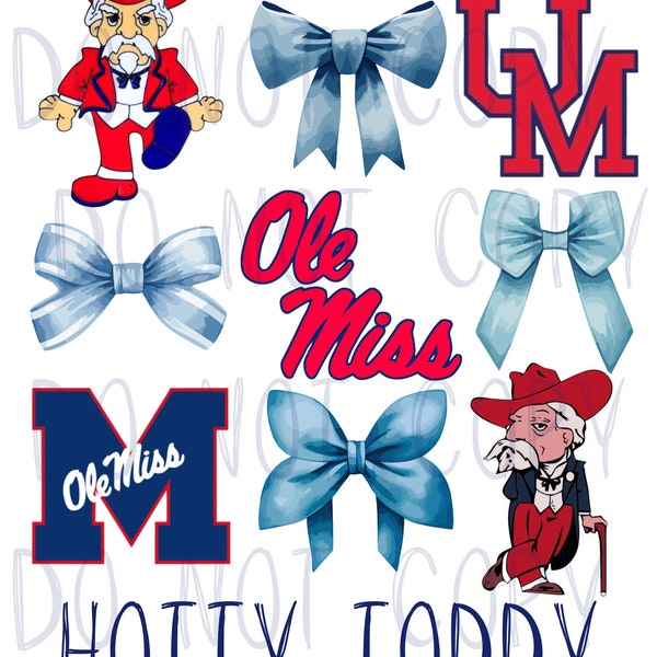 Ole Miss coquette PNG file