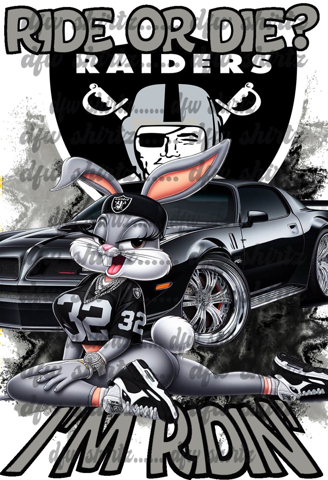 Ride or Die Bugs Bunny Raiders - Etsy