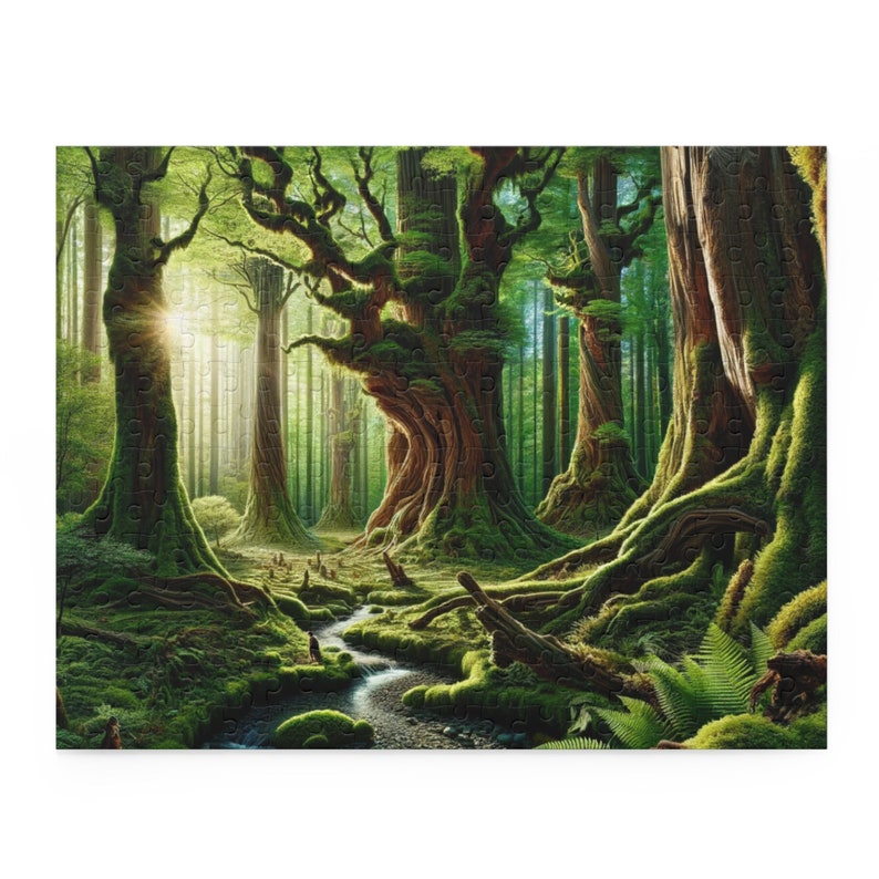 Enchanted Forest Mystique Puzzle 120, 252, 500-piece - Etsy